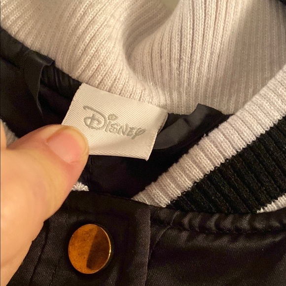 Disney Mulan Mushu Black & Red Satin Bomber Jacket Size Medium X - Picture 6 of 12